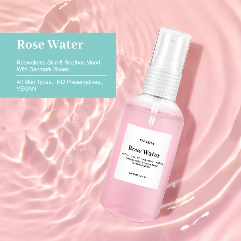 Envisha Rose Water Toner – Refresh, Hydrate & Balance