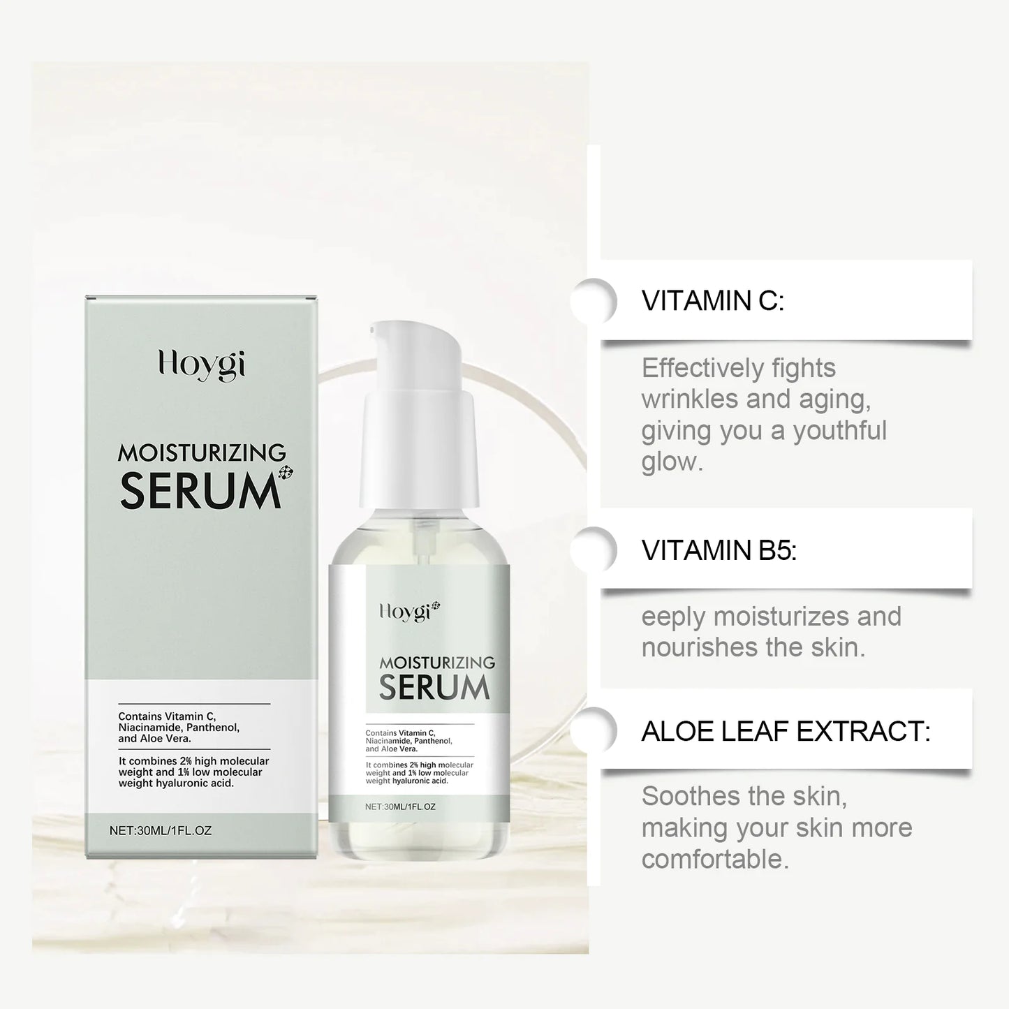 Hogyi Moisturizing Serum – Hydrate, Brighten & Revitalize