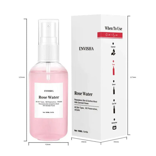Envisha Rose Water Toner – Refresh, Hydrate & Balance